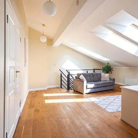 Luxury 2-floor With Sauna And Balcony Apartment