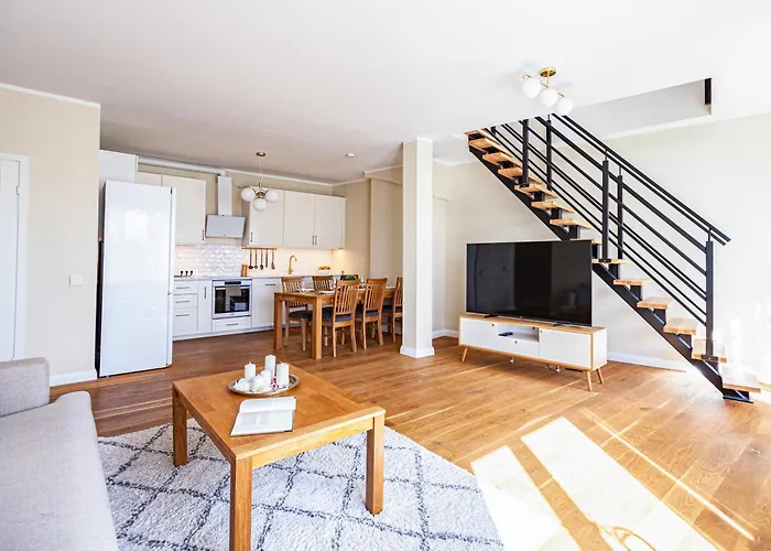 公寓 Luxury 2-floor With Sauna And Balcony